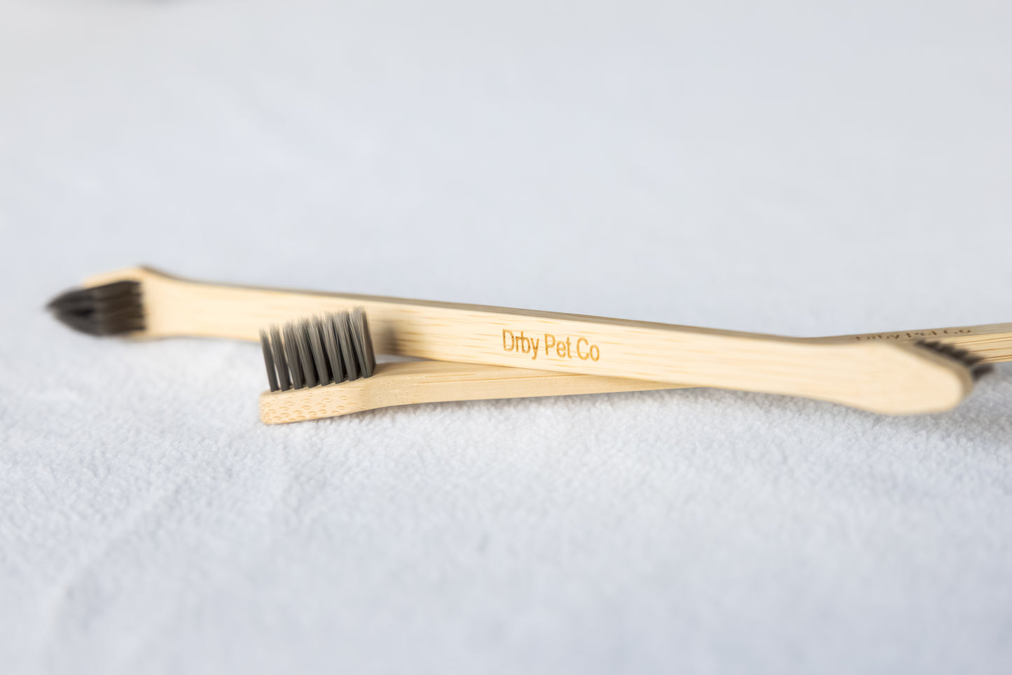 Dual-End Bamboo Pet Toothbrush